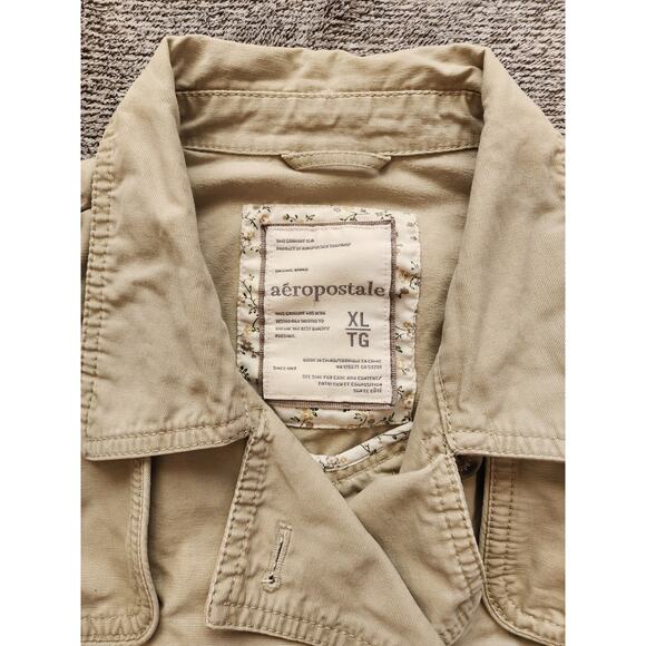 Aeropostle Double Breasted Belted Jacket Size XL - Picture 2 of 6